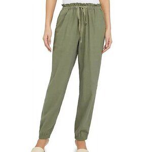 Social Standard Sanctuary Women's Pants Solstice Linen Jogger Pant S Green